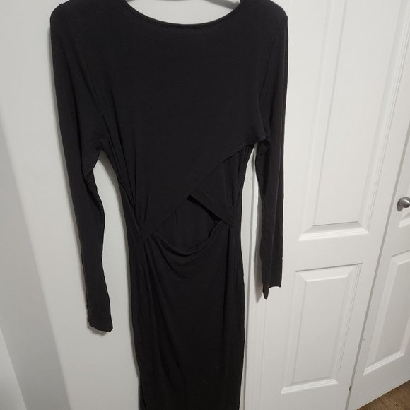 Black midi dress - Picture 1 of 3